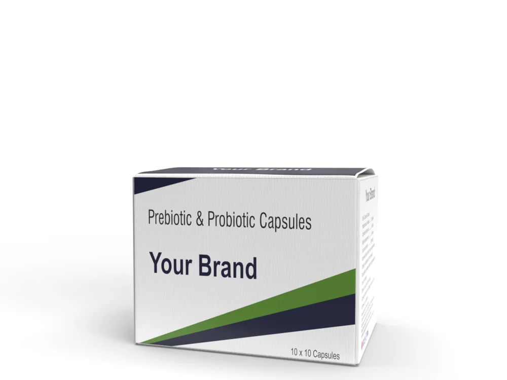 Prebiotic And Probiotic tablet packaging