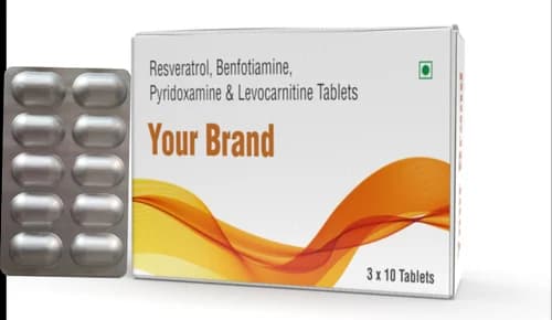 Pyridoxamine & Llevocarnitine tablet packaging