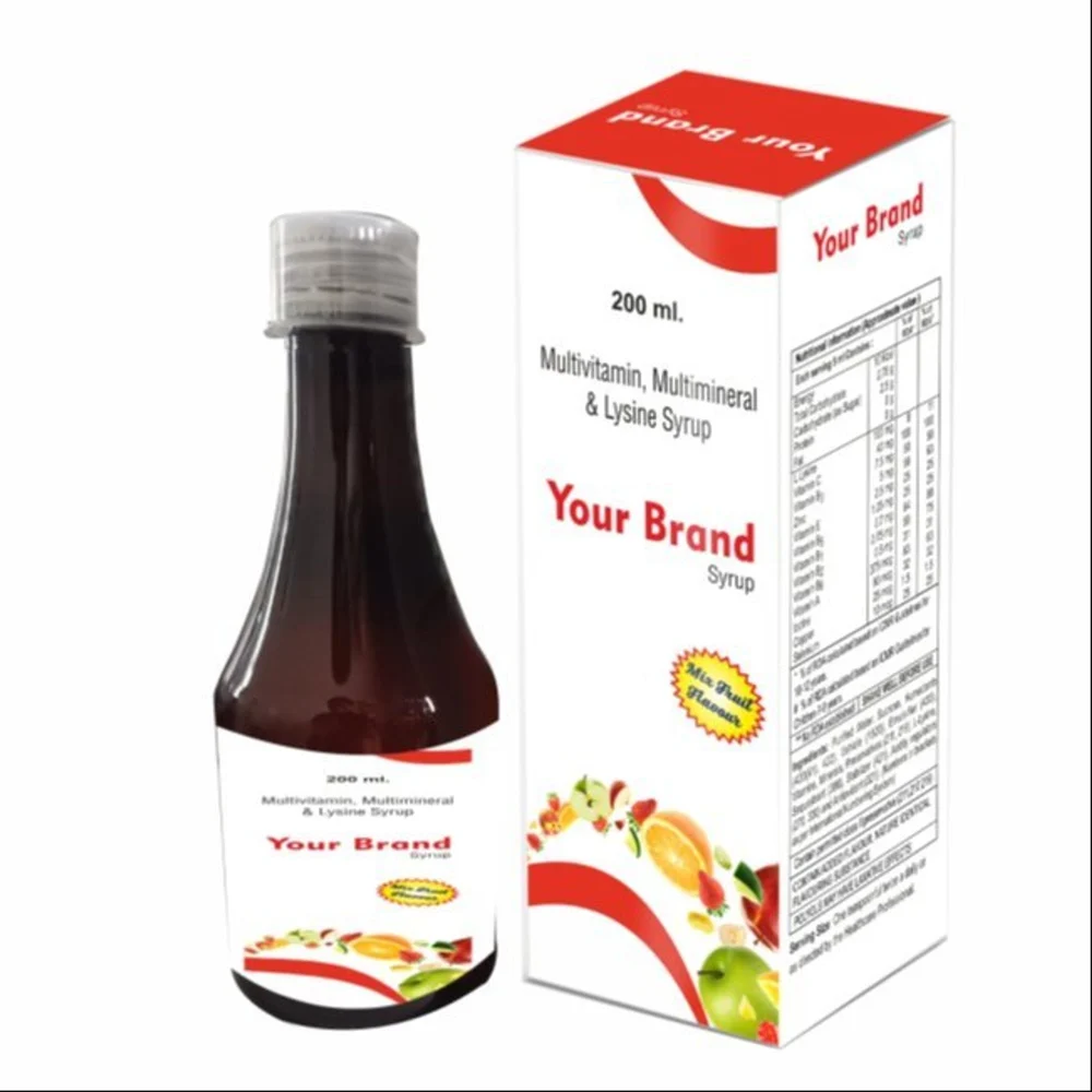 Multivitamin Multimineral Antioxidant Syrup packaging
